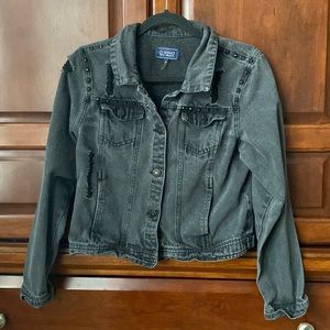 Black Denim Jacket from Ci Sono (Medium)